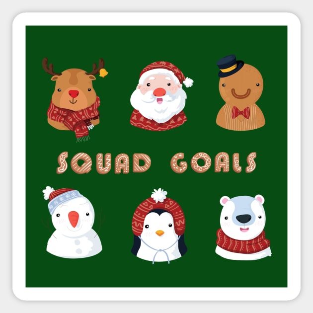 Squad Goals Sticker by RainbowAndJackson